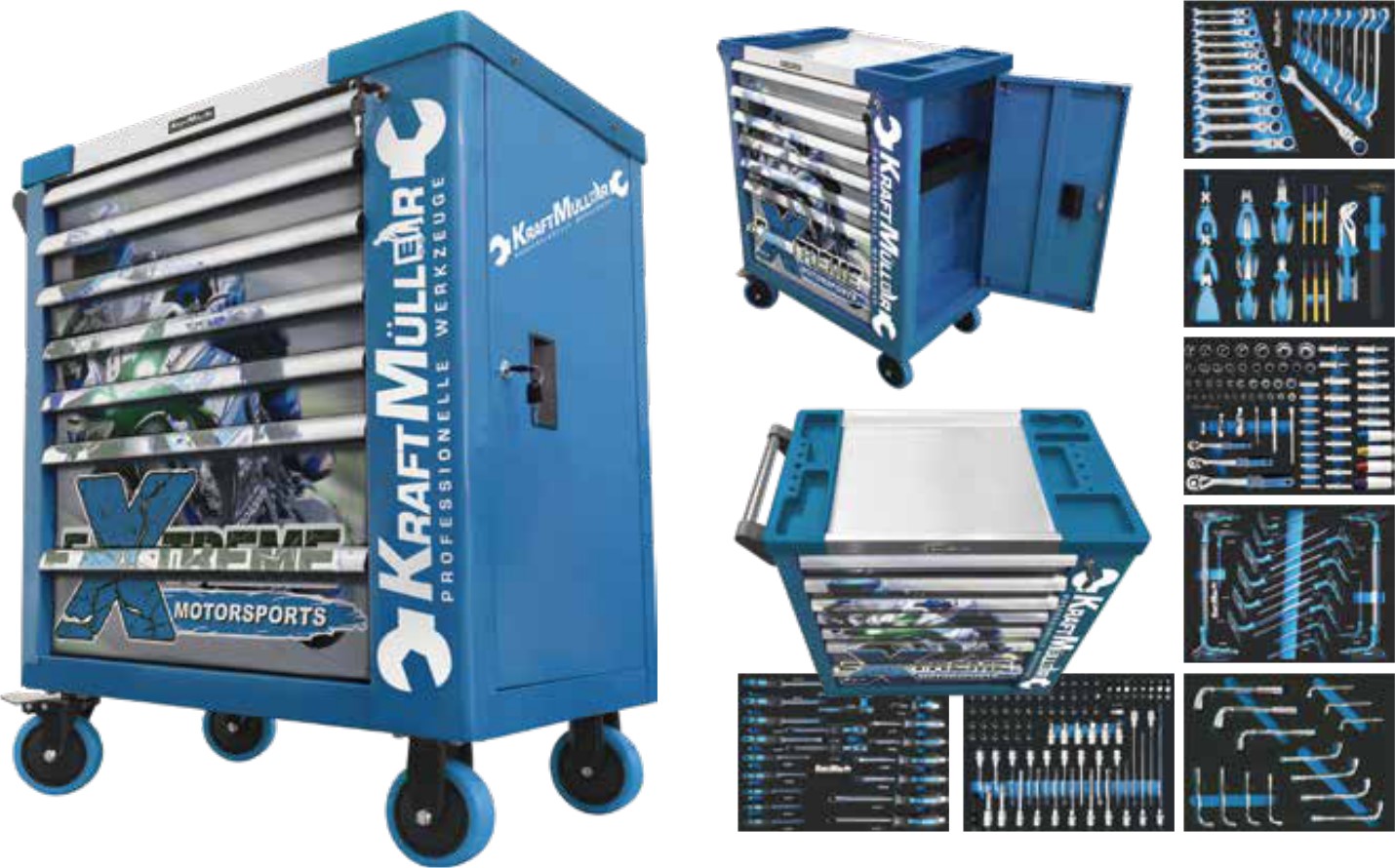 KM-7/7-581FB RACING FLEX BLUE