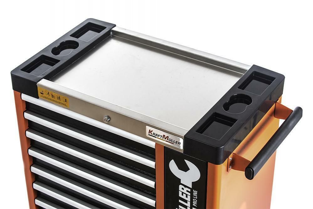 Servante professionnel  KRAFTMULLER avec 9 tiroirs 7 remplis d&rsquo;outils
